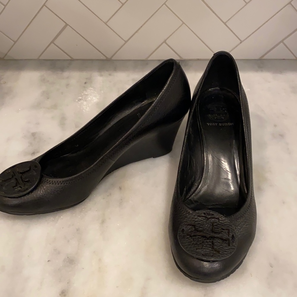 Tory Burch wedges size 10 Black
